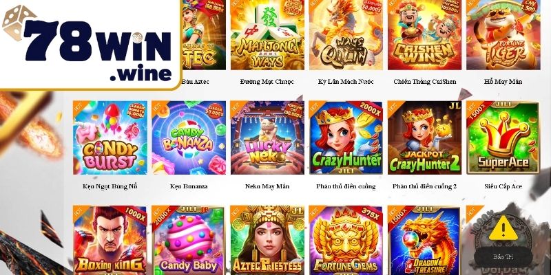 Khám phá sảnh slot 78win có gì hot